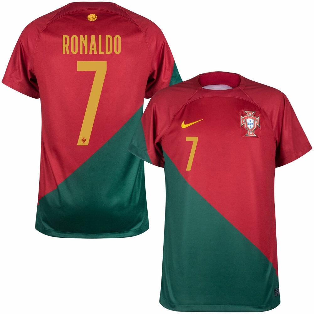 Portugal Home kit 2022 world cup Ronaldo