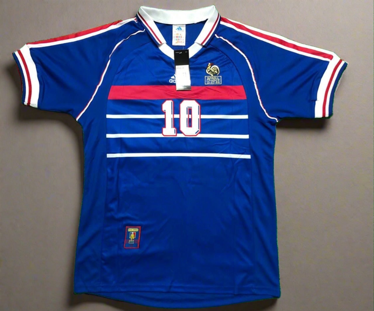 France 1998 World Cup Home Kit Zidane
