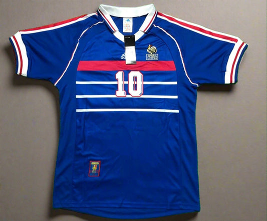 France 1998 World Cup Home Kit Zidane